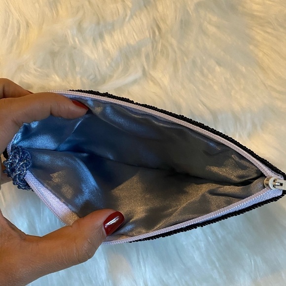 Hand Made Beaded Wristlet Clutch Mini Bag - Picture 4 of 4